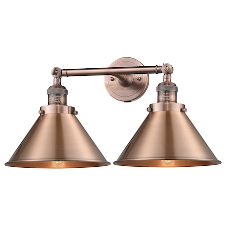 Innovations Lighting 2 Light Briarcliff 19 Inch Bathroom Fixture, 695687 208-AC-M10-AC